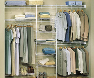The Closet Factory customizes the shelving configurations to best suit your closet space.