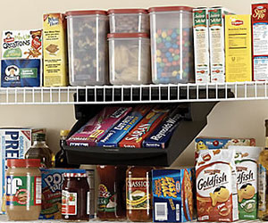 Optimize your pantry space with The Closet Factory to make your items more accessible.